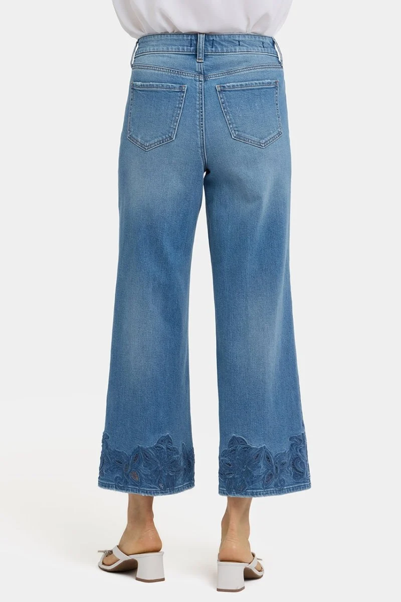 Teresa Wide Leg Ankle Jeans | Port Sea
