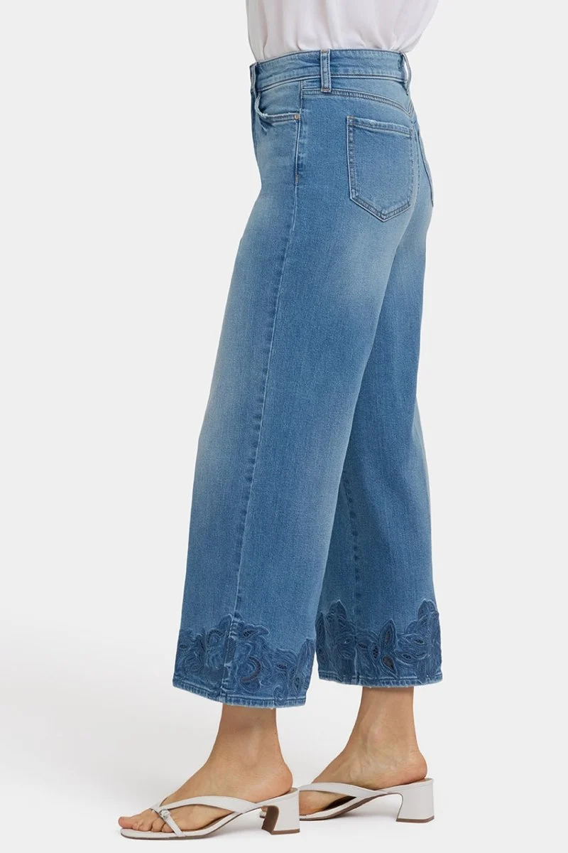Teresa Wide Leg Ankle Jeans | Port Sea