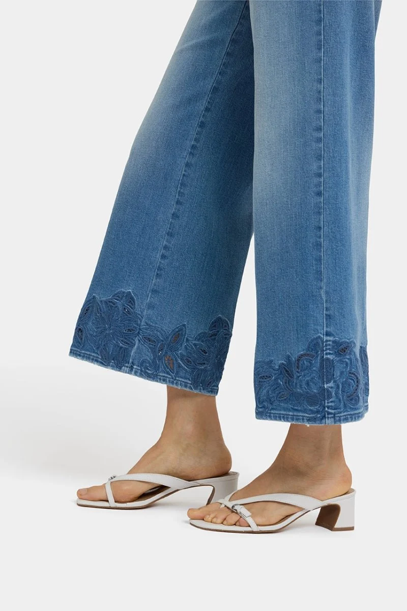 Teresa Wide Leg Ankle Jeans | Port Sea