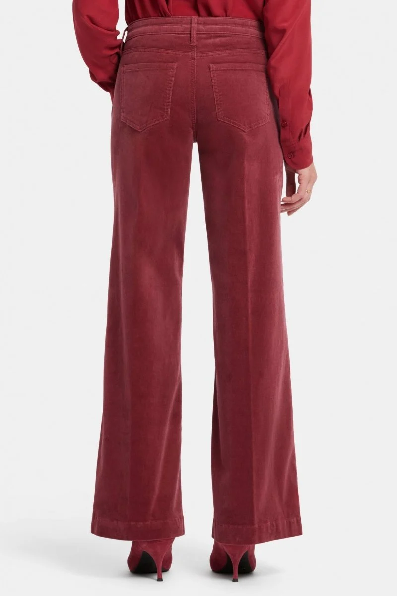 Teresa Wide Leg Hose Rot Cord | Paintbrush
