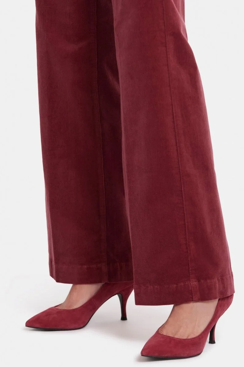 Teresa Wide Leg Hose Rot Cord | Paintbrush