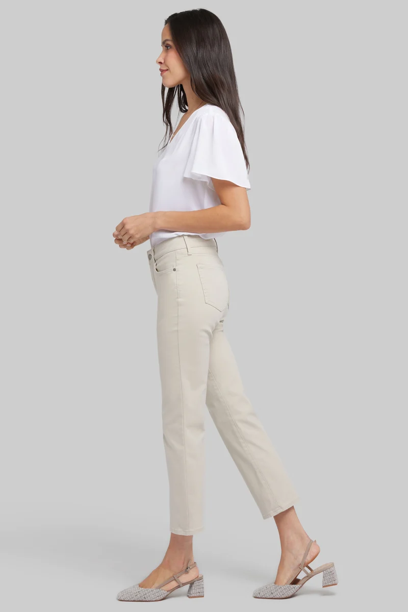 Marilyn Straight Ankle Jeans | Feather