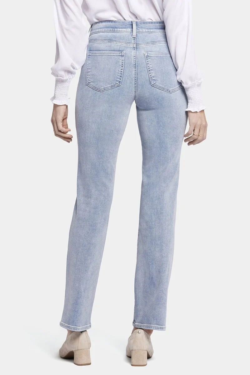 Ellison High Rise Straight Hellblau Premium Denim | Haley