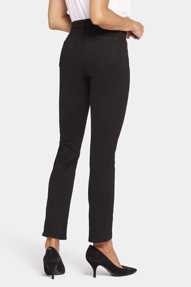 Sheri Slim Jeans Schwarzem Premium Denim | Black