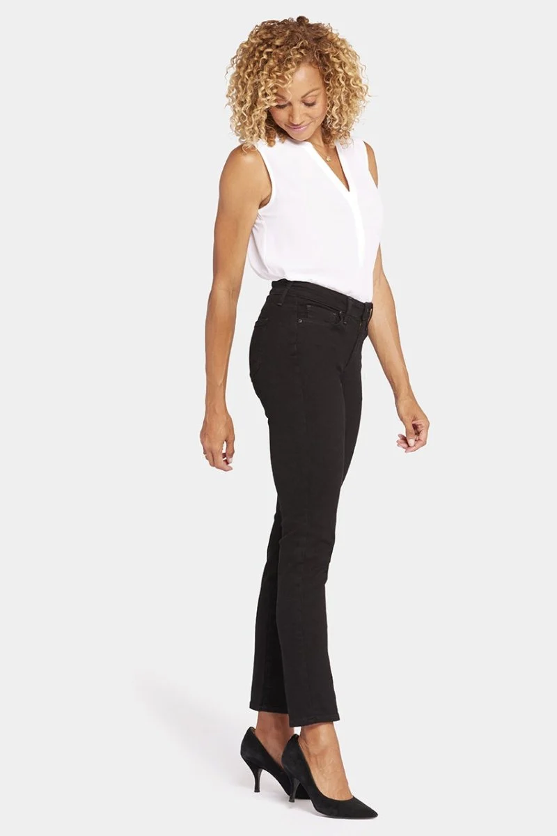 Sheri Slim Jeans Schwarzem Premium Denim | Black