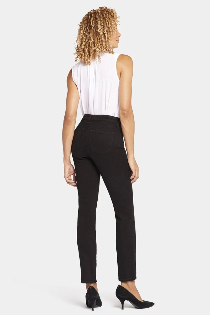 Sheri Slim Jeans Schwarzem Premium Denim | Black