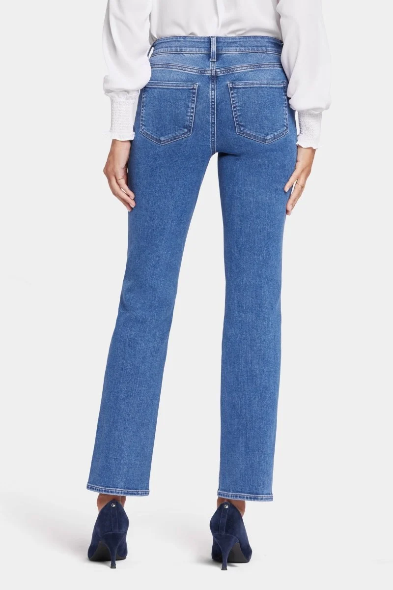 Ellison High Rise Straight Mittelblau Premium Denim | Stunning
