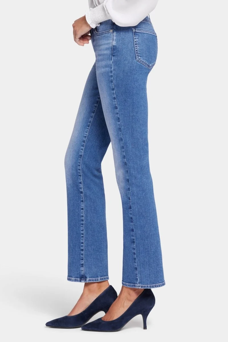 Ellison High Rise Straight Mittelblau Premium Denim | Stunning