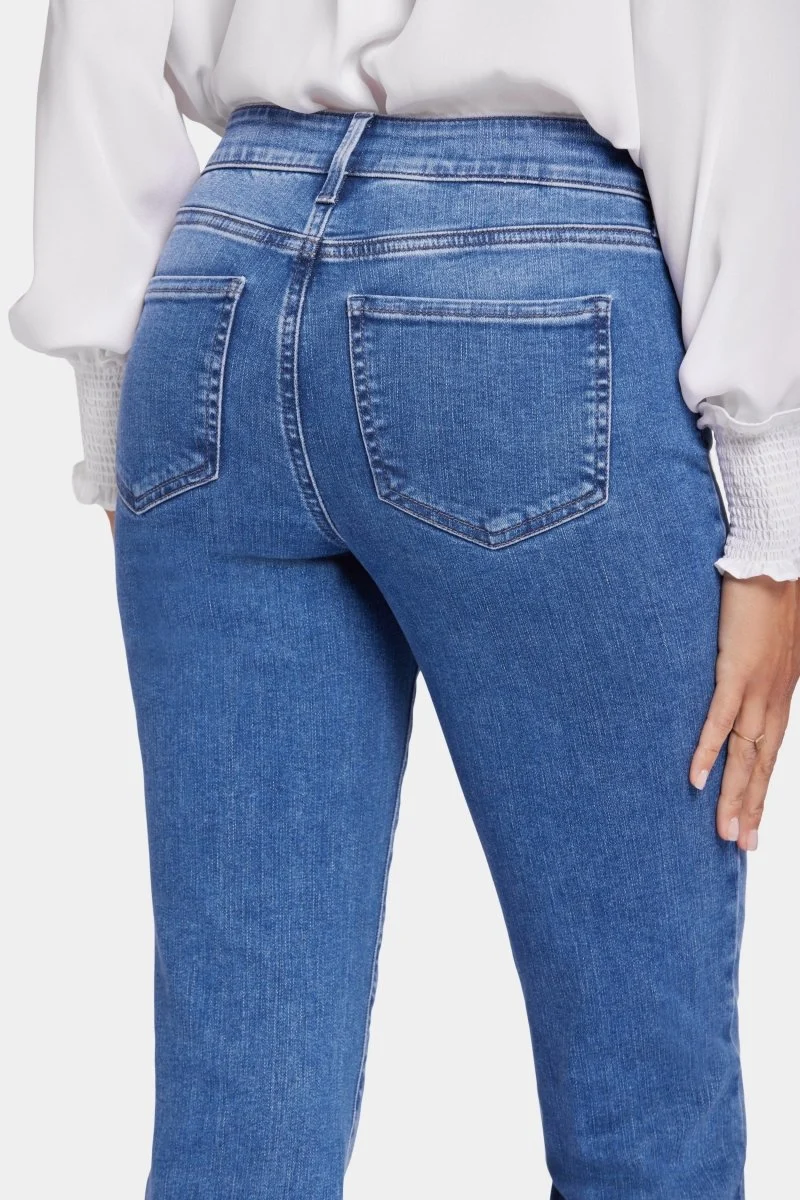 Ellison High Rise Straight Mittelblau Premium Denim | Stunning