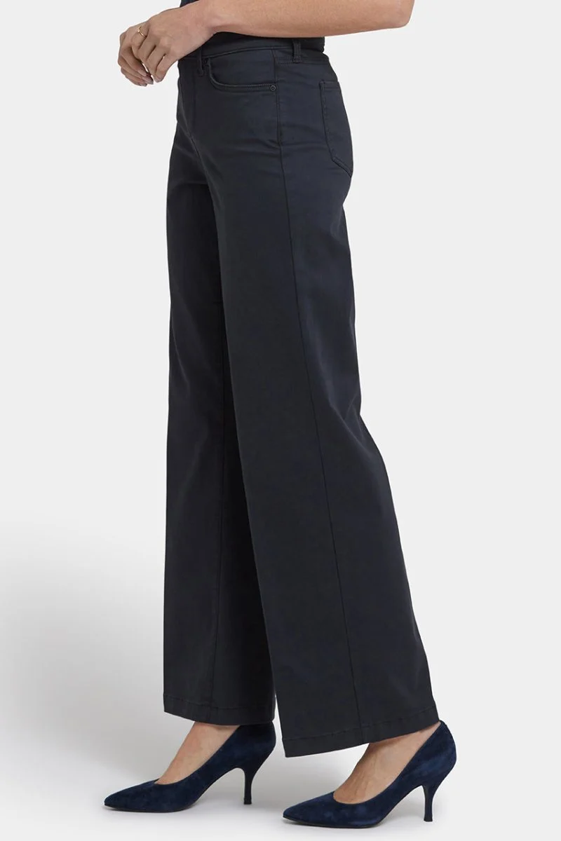 Teresa Wide Leg Jeans | Black