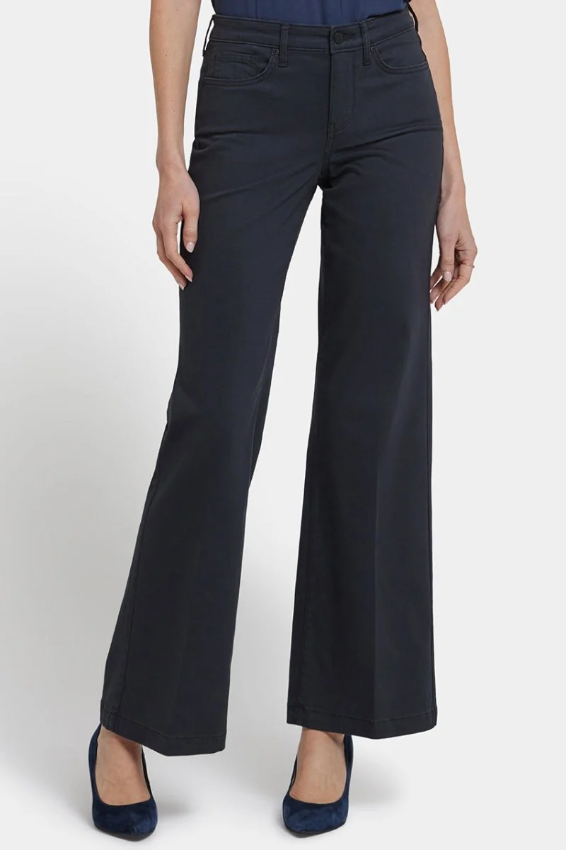Teresa Wide Leg Jeans | Black
