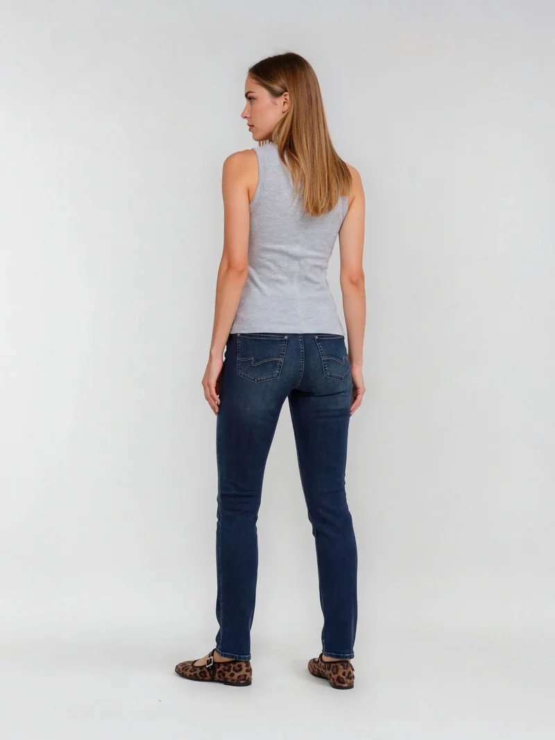 PADDOCK'S - PAT LIGHT DENIM, Slim Fit, High-Waist, Blue Black