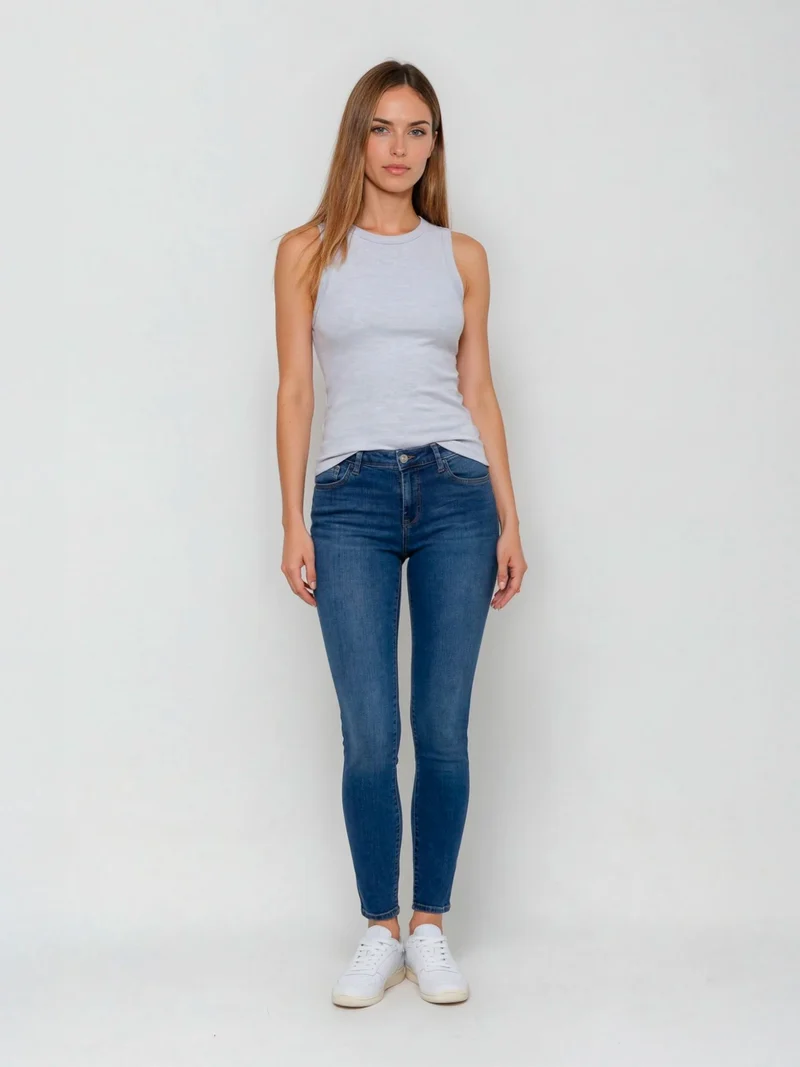 MAVI - ADRIANA, Skinny Fit, Mid-Waist, Deep Shaded