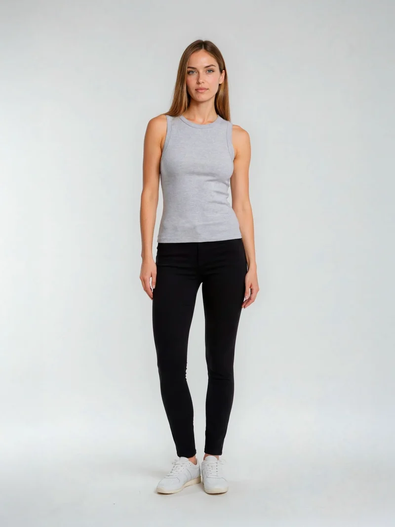 MAVI - ADRIANA, Skinny Fit, Mid-Waist, Double Black Str