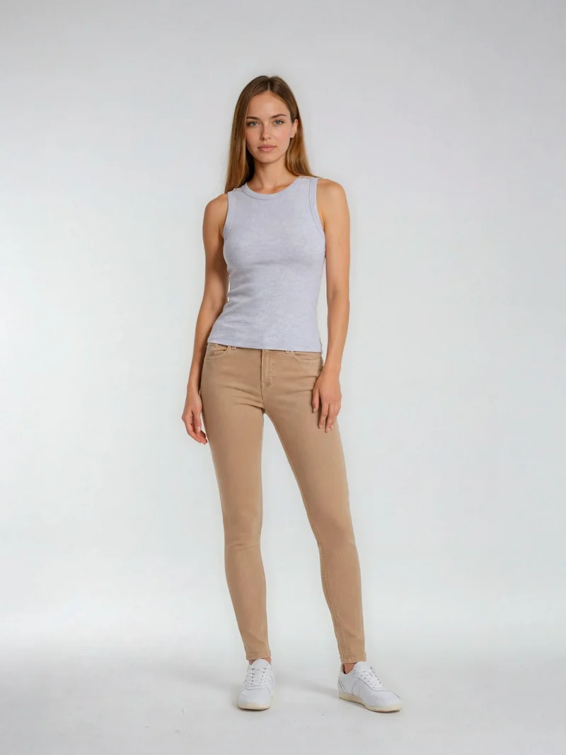 MAVI - ADRIANA, Skinny Fit, Mid-Waist, Ginger Root Colored