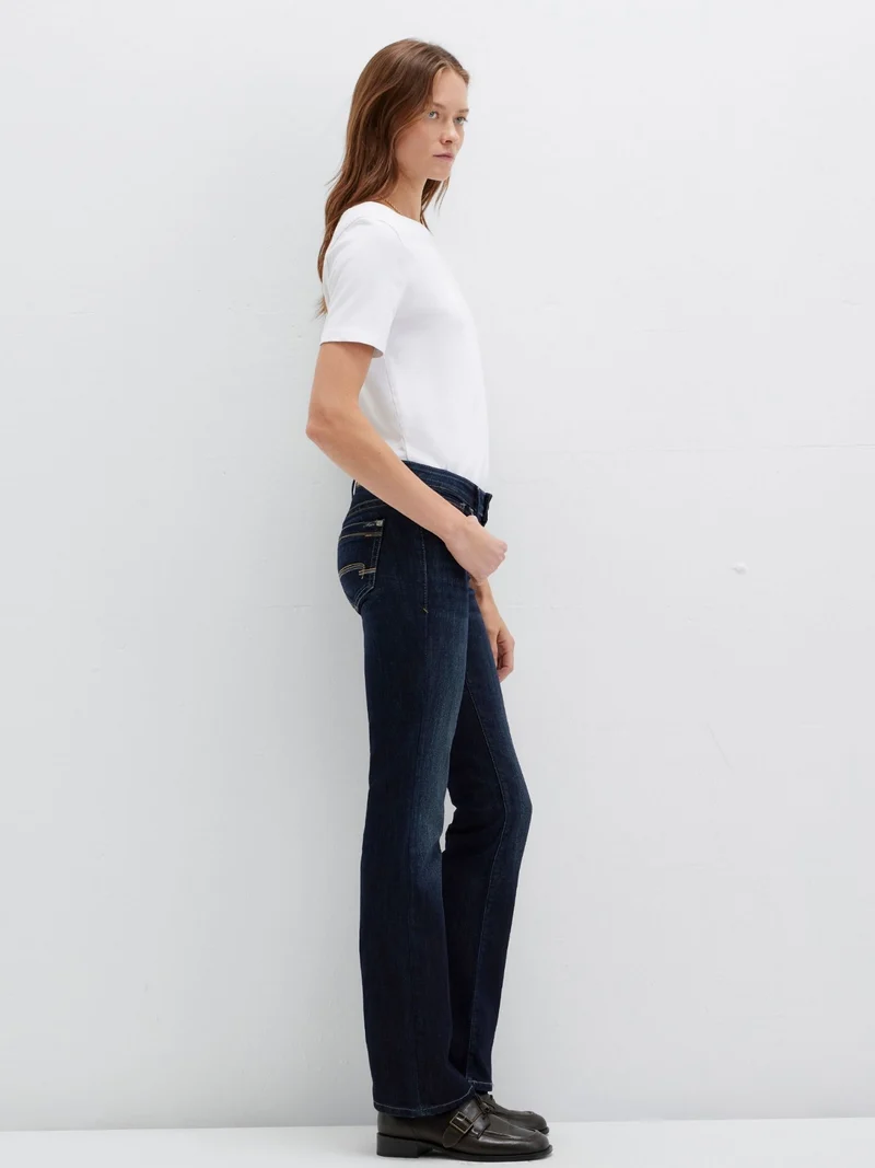 MAVI - Bella, Mid-Waist, Slim Bootcut, Rinse Miami Str