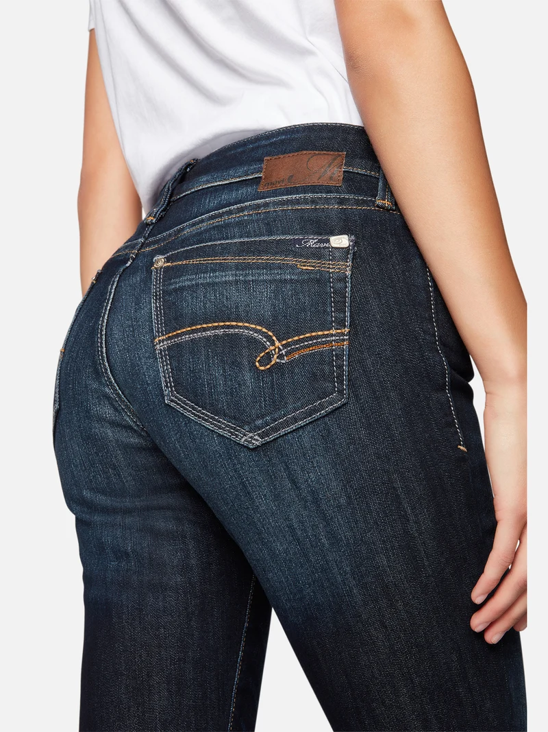 MAVI - Bella, Mid-Waist, Slim Bootcut, Rinse Miami Str