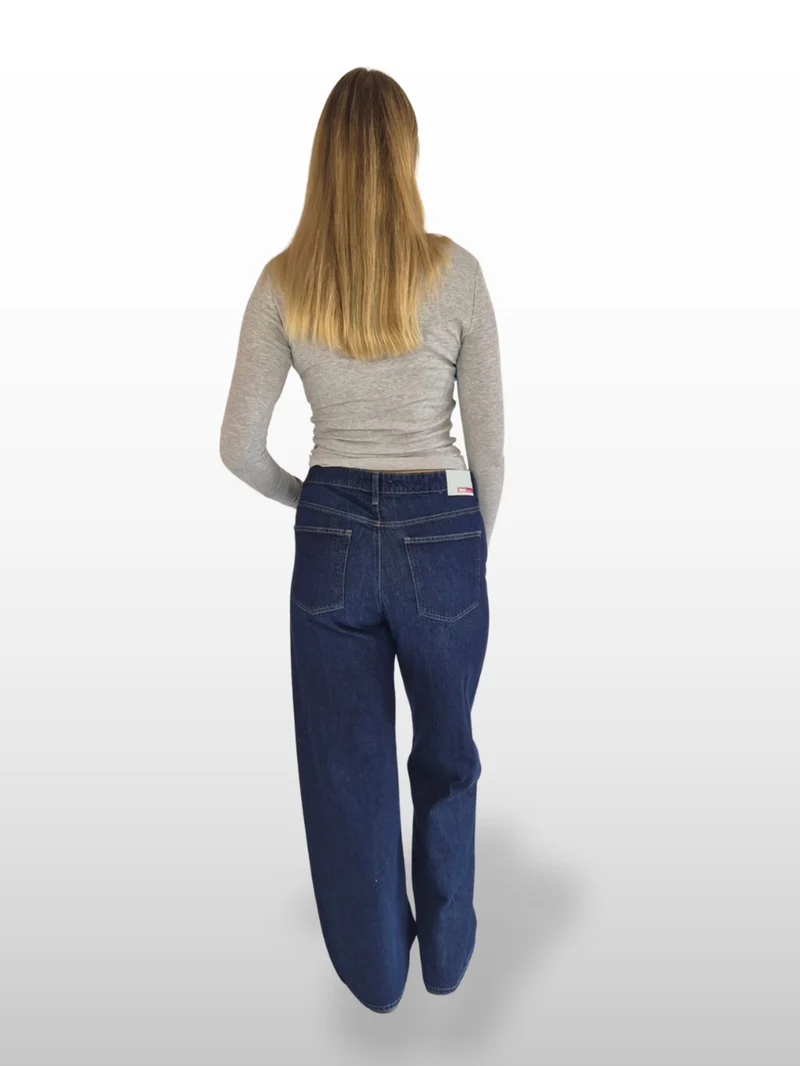 MAVI - SIENA BUTTON UP, High Waist, Wide Leg, Rinse Denim