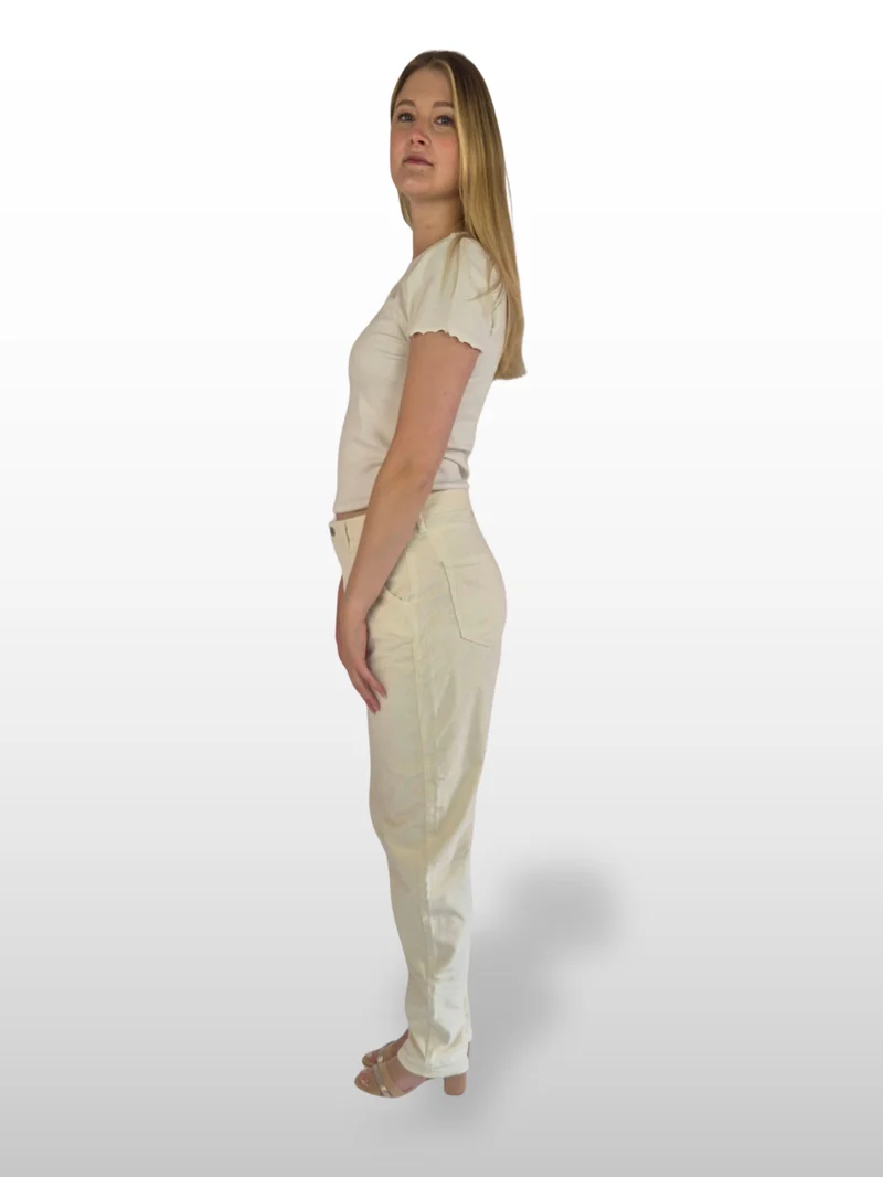MAVI - LAURA, Baggy,High Waist, Cordhose, Angora