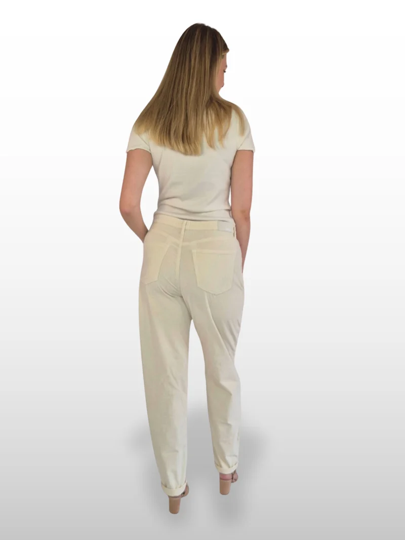 MAVI - LAURA, Baggy,High Waist, Cordhose, Angora