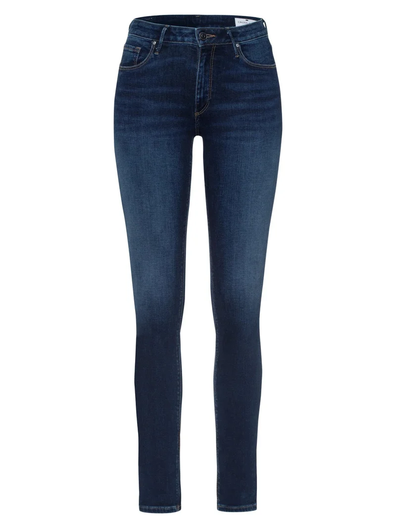 CROSS JEANS - ALAN, Skinny Fit, Mid-Waist, Dark Blue