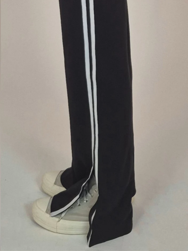 BGLVY - AMBER, Straight Leg, High-Waist, Black