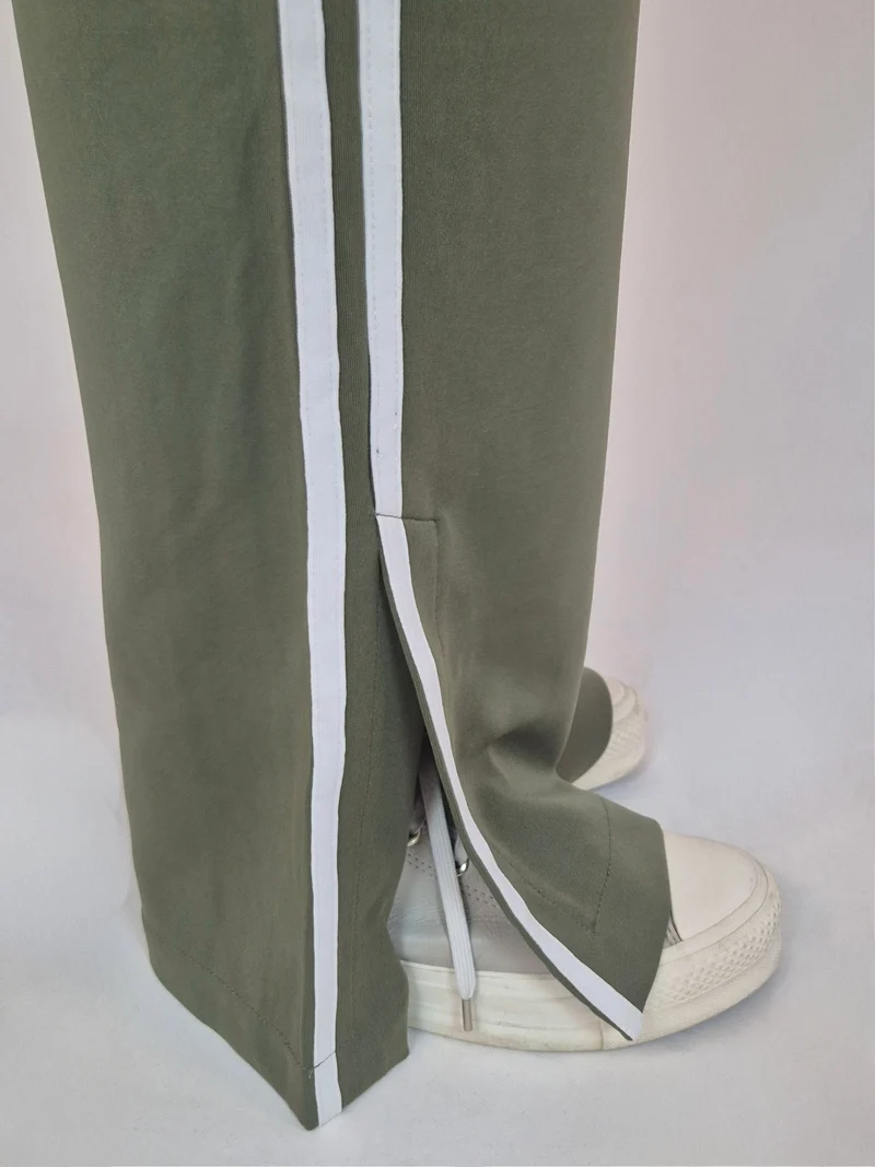 BGLVY - AMBER, Straight Leg, High-Waist, Khaki