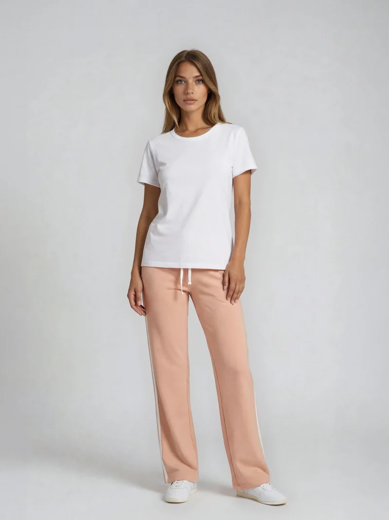BGLVY - AMBER, Straight Leg, High-Waist, Sand