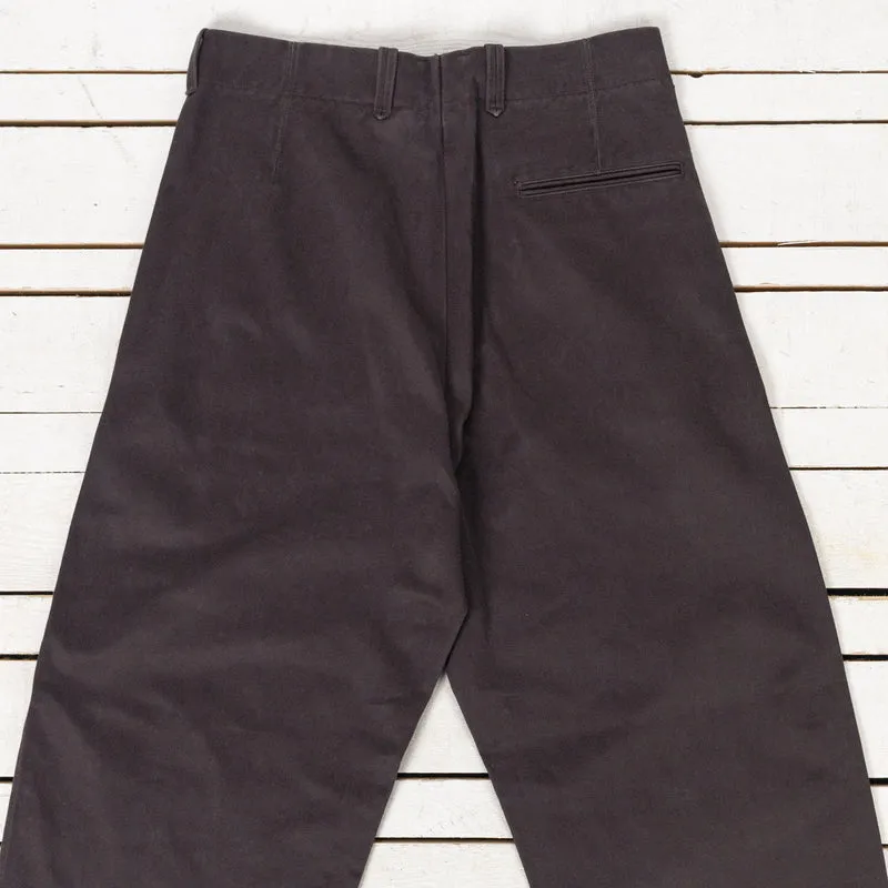Pier Trousers Sateen Aubergine