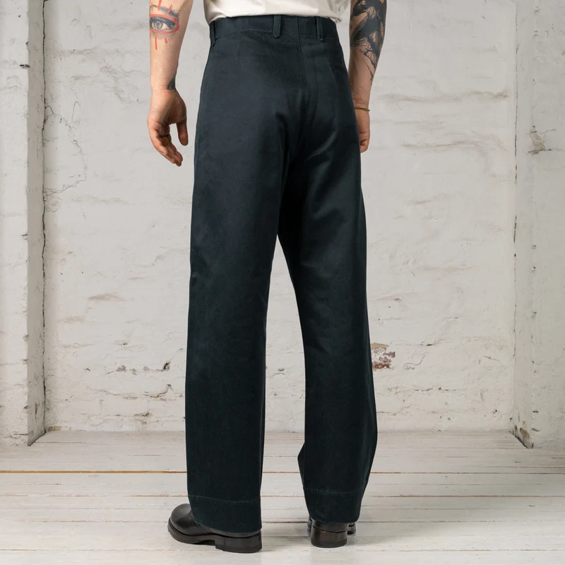 Pier Trousers Sateen Schwarz