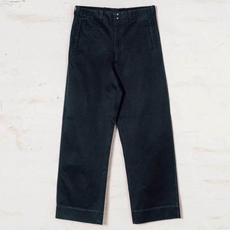 Pier Trousers Sateen Schwarz
