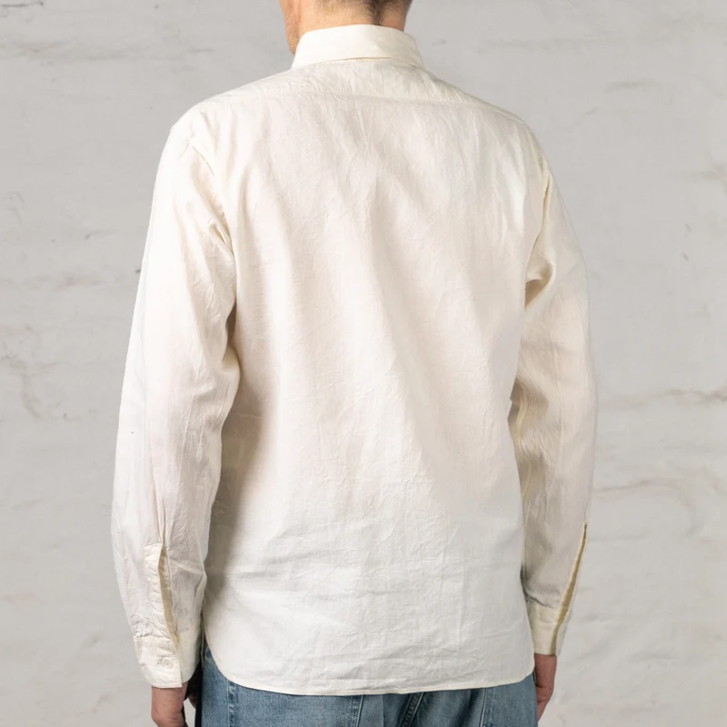 Chambray Work Shirt Off-White