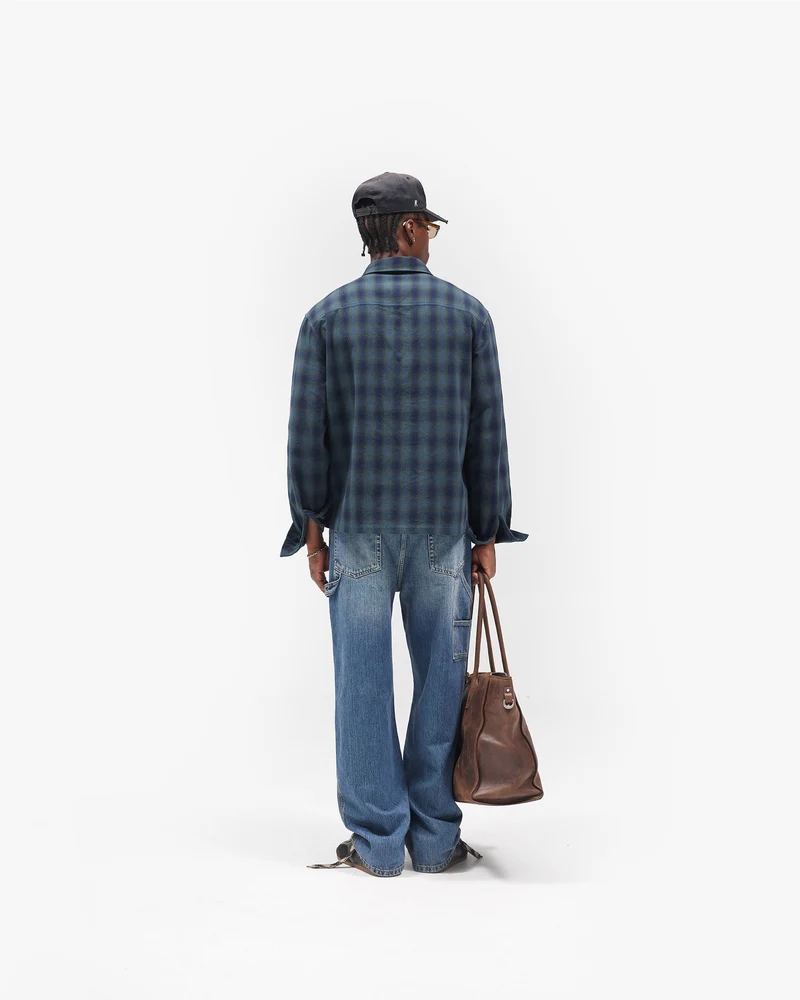 R2 Carpenter Panel Denim - Rinse Blue