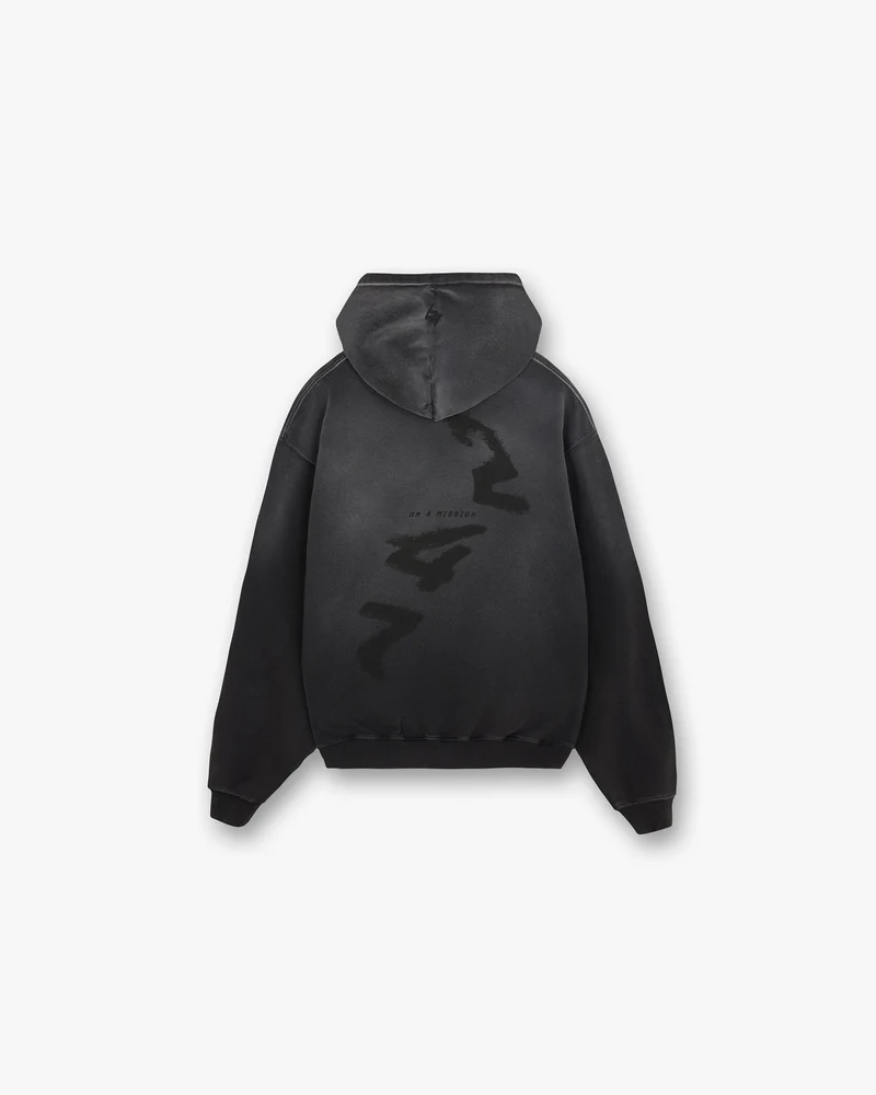 247 Motion Oversized Hoodie - Black