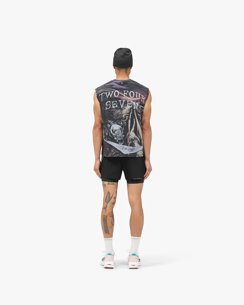 247 x Avenged Sevenfold City Of Evil Tank - Aged Black