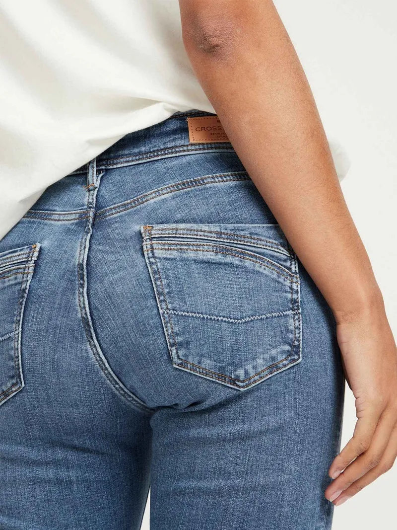 CROSS JEANS - ANYA Jeans, Slim Fit, High-Waist, Light Mid Blue
