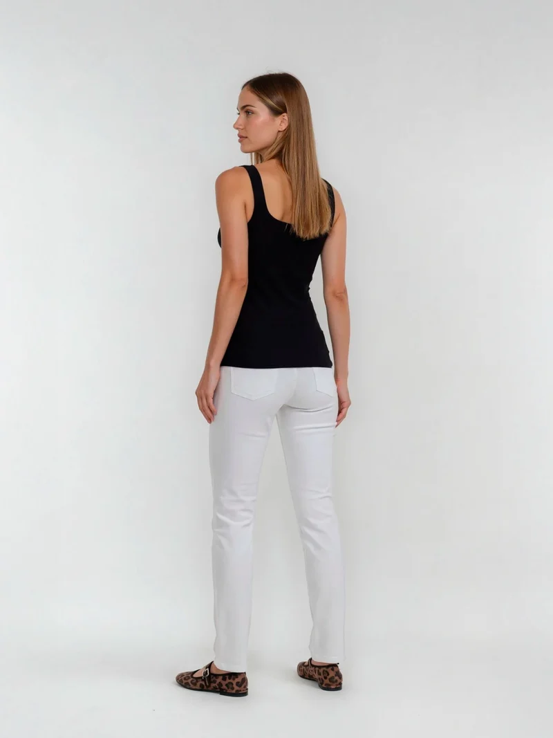 CROSS JEANS - ROSE Jeans, Straight Fit, Mid-WaistWhite