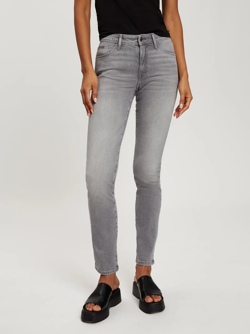 CROSS JEANS - ANYA Jeans, Slim Fit, High-Waist, Light Grey