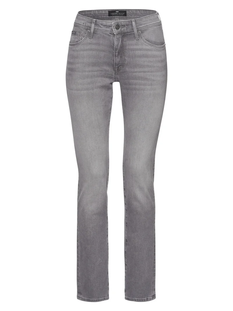 CROSS JEANS - ANYA Jeans, Slim Fit, High-Waist, Light Grey