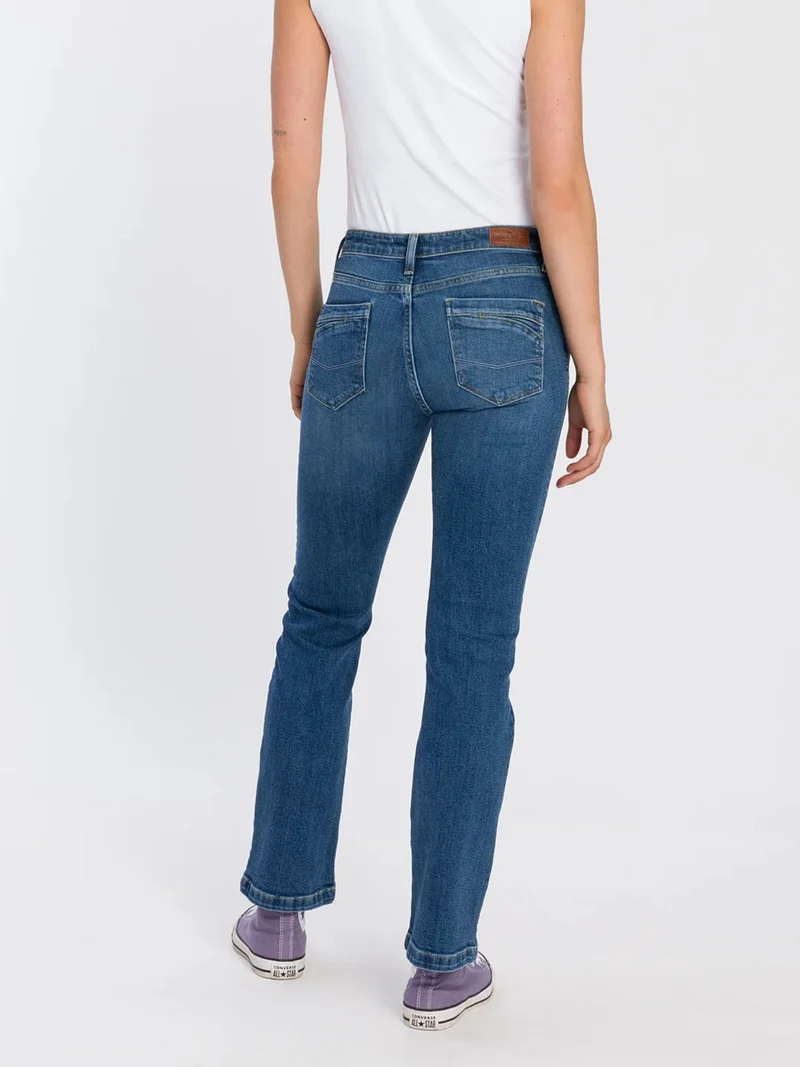 CROSS JEANS - LAUREN, Regular Fit, Mid Waist, Mid Blue Used