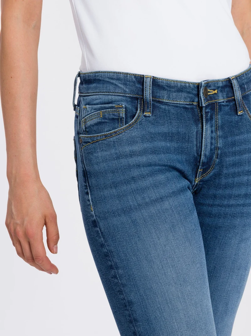 CROSS JEANS - LAUREN, Regular Fit, Mid Waist, Mid Blue Used