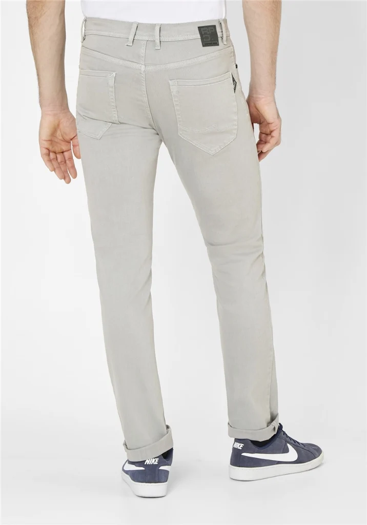 REDPOINT - KANATA, Herren Jeans, Slim Fit, Mid-Waist, White