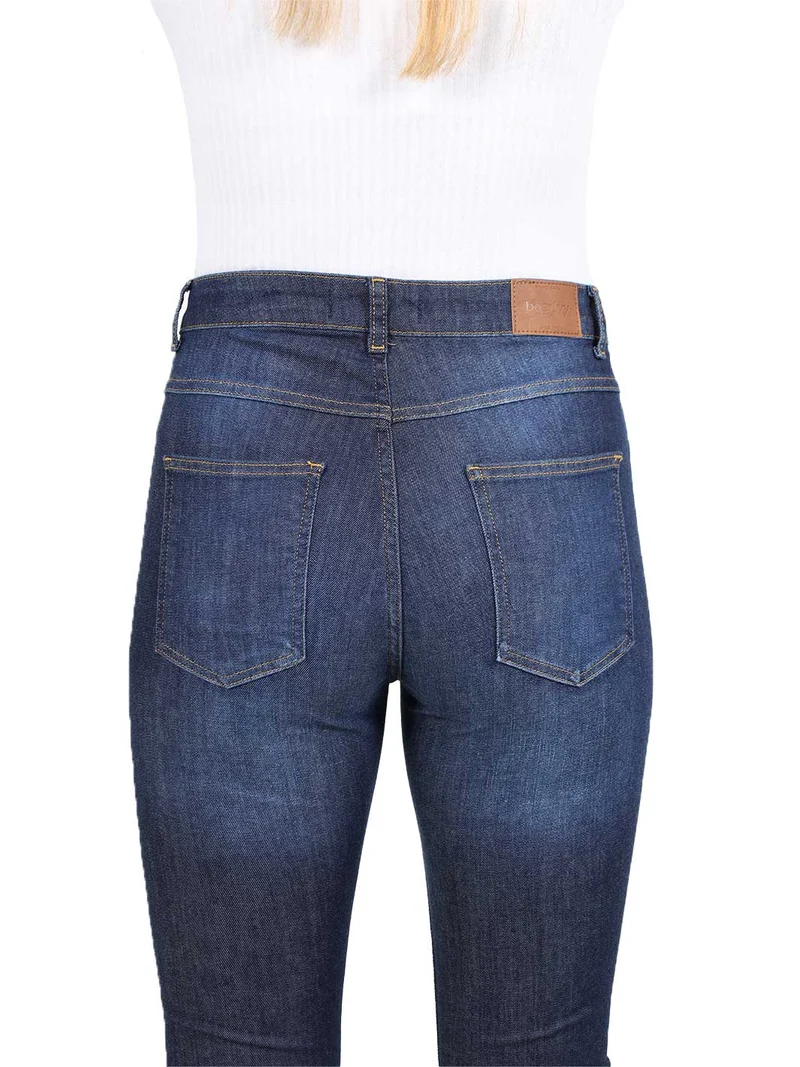 BOGILVY - DAPPER, Straight Fit, High-Waist, Mid Blue Used