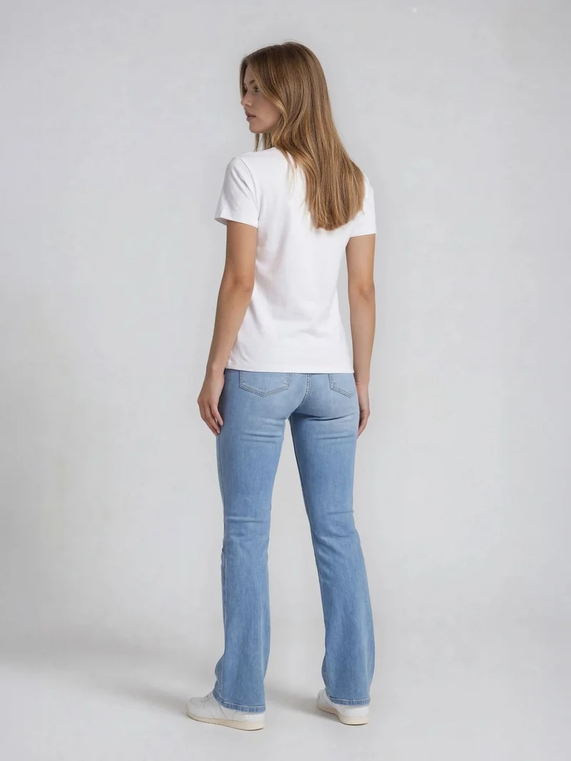 BOGILVY - ILVY, Bootcut, High-Waist, Light Blue Used