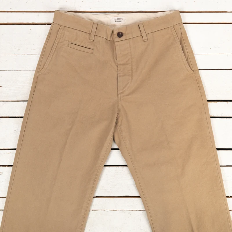 Renzo Loose Chino Gabardine Beige