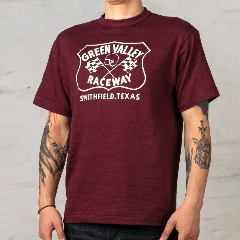 Green Valley T-Shirt Bordeaux