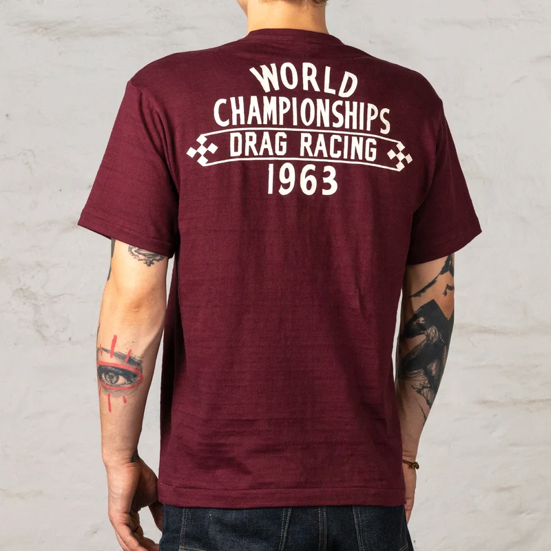 Green Valley T-Shirt Bordeaux