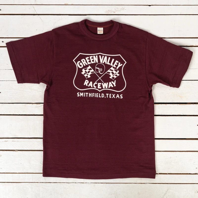 Green Valley T-Shirt Bordeaux