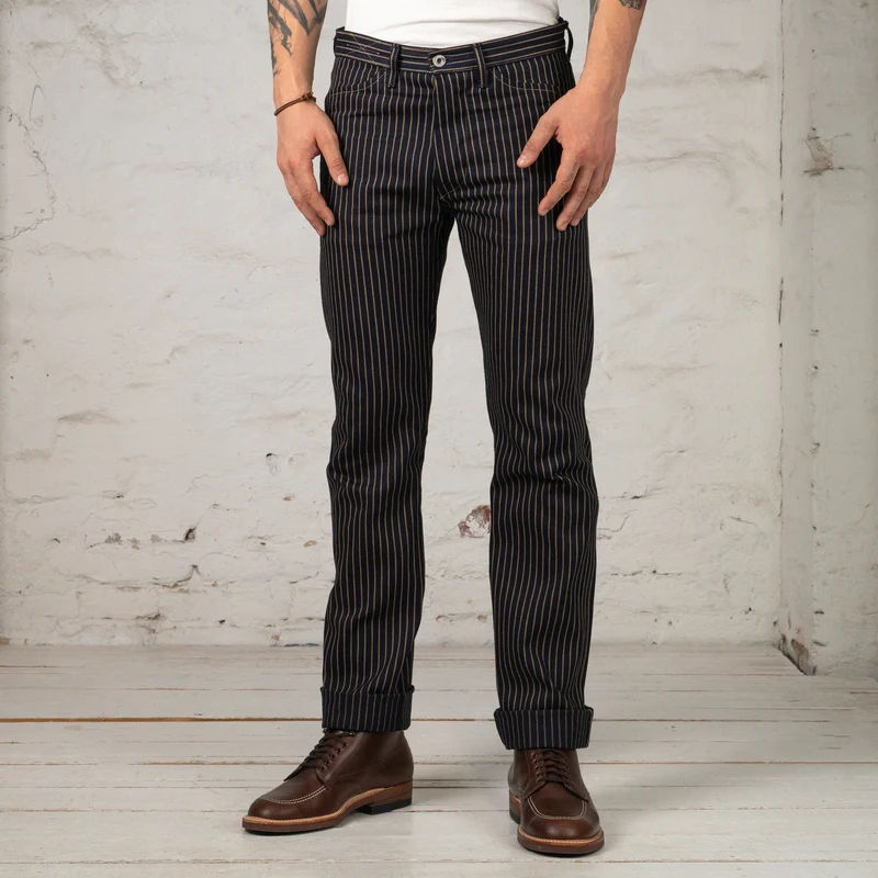 Swearengen Chino Single Stripe Indigo