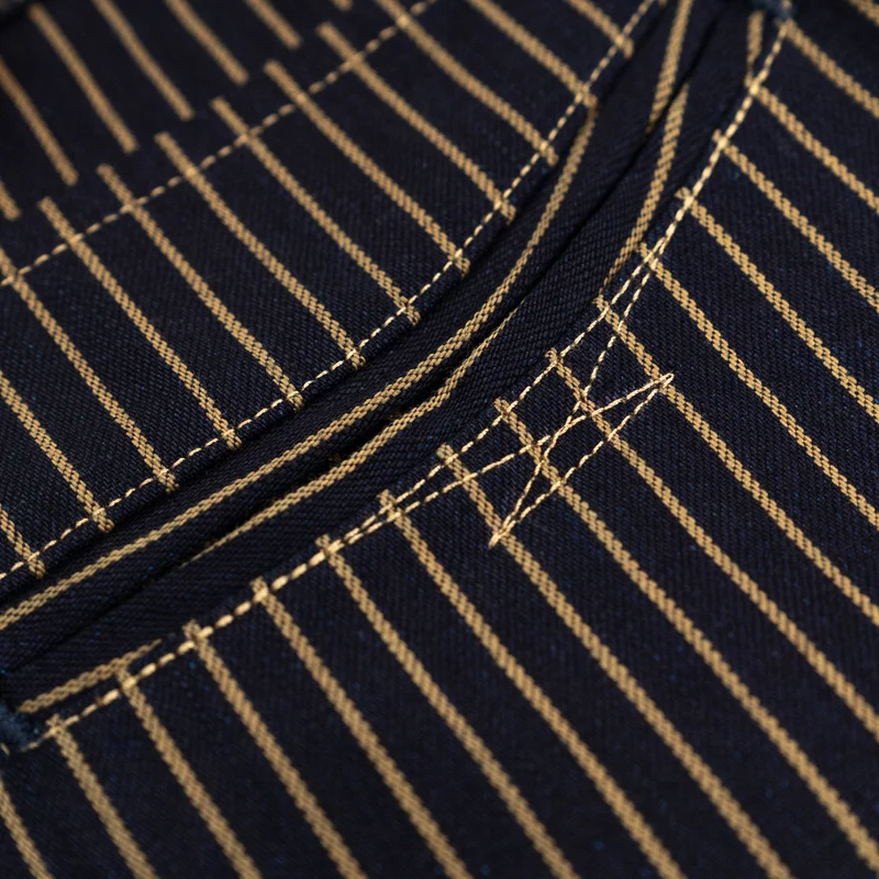 Swearengen Chino Single Stripe Indigo